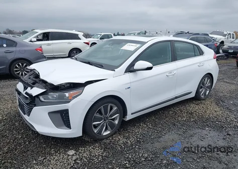 2019 Hyundai Ioniq Hybrid Limited from USA, damaged, VIN KMHC05LCXKU138457